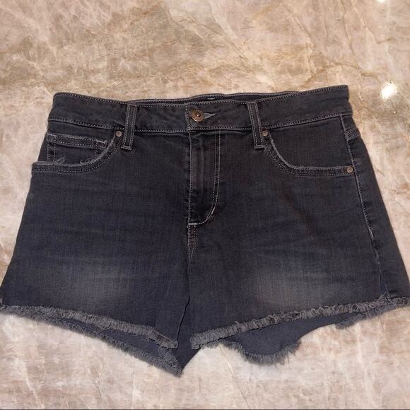 Joes Jeans Black Denim Cut Off Shorts 27 - Picture 2 of 7
